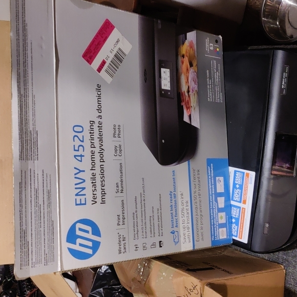 HP Envy 4520 All-In-One Inject Wireless Printer Scan Copy Photo New Sealedin Box - Picture 2 of 3